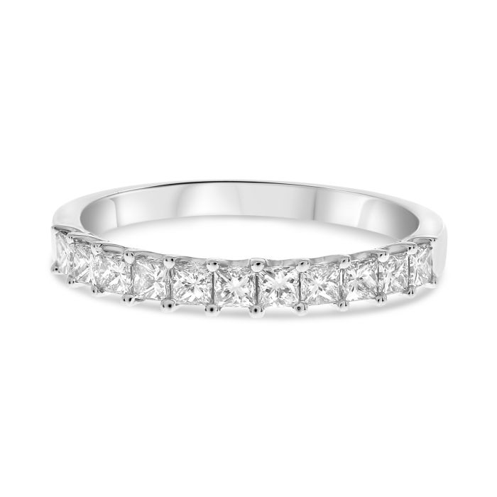 Princess-Cut Diamond Band