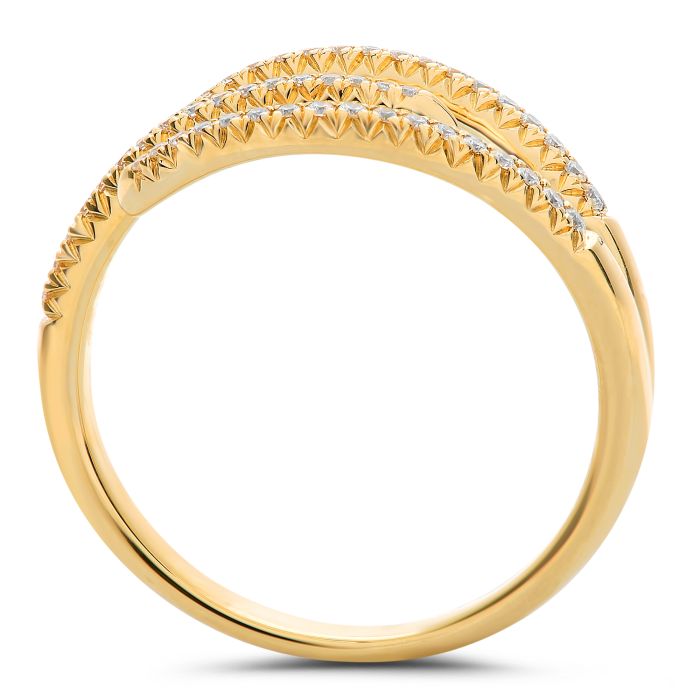 Staggered Diamond Ring