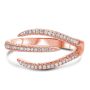 Staggered Diamond Ring, rose gold