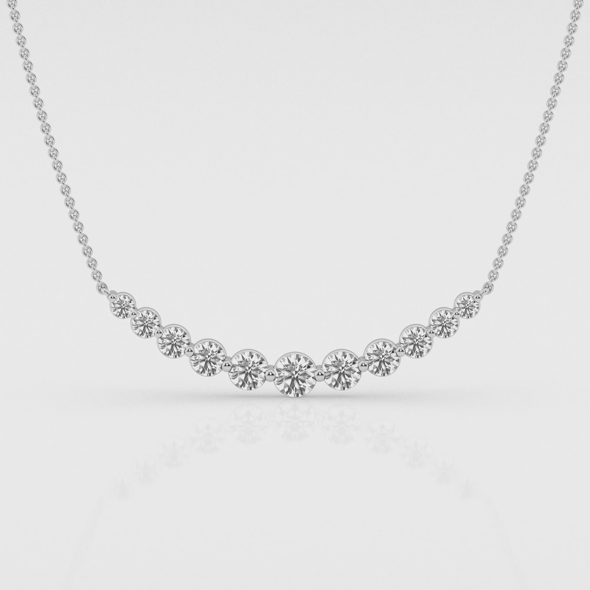 2 carat Smile Diamond Pendant