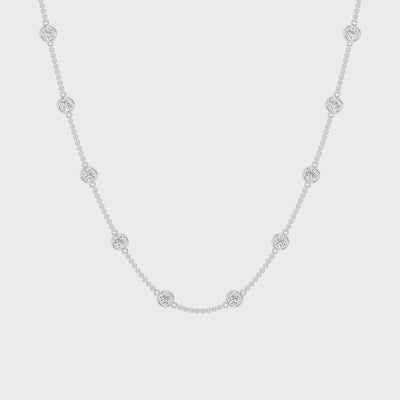 4 carat Diamond by the Yard Necklace