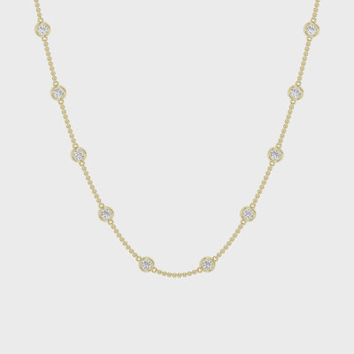 4 carat Diamond by the Yard Necklace