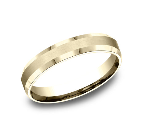 The Chancellor - 18K Yellow wedding band