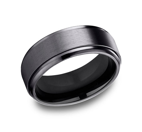 The Duke - Black Titanium wedding band