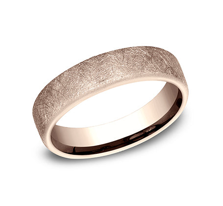 The Aurora - 14K Rose wedding band